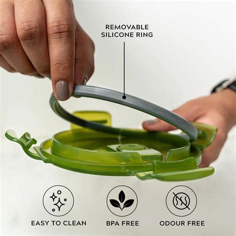 Borosilicate Glass Lunch Box - Set of 4 - ROUND - 400 ML