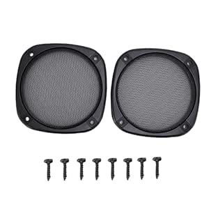 2PCS 137mm Ceiling Speaker Grilles, Metal Mesh Covers with 8 Screws ...