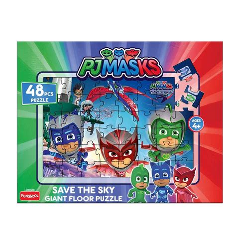 Buy Funskool PJ Masks Save The Sky Giant Floor Puzzle Online at Best ...