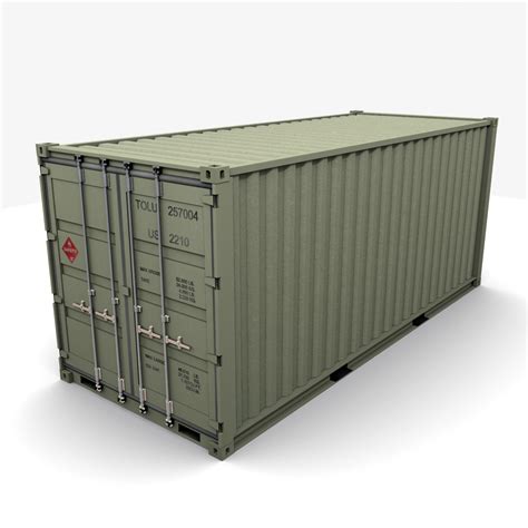 Shipping Container 3D Model $20 - .obj .max .fbx .dxf .3ds - Free3D