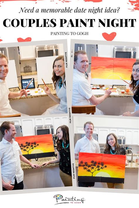 Image result for Paint Night Tutorial Couples