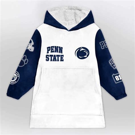 Penn State Football Unisex Blanket Hoodie - oomium.com