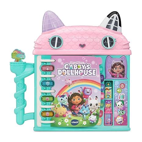 VTech Gabby’s Dollhouse Cat-a-Vator Discovery Book : Amazon.in: Toys ...