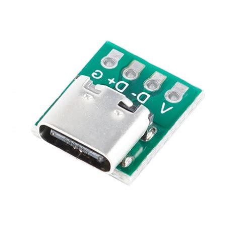 oceanlabz USB Type-C 4 Pin Female Connector Breakout : Amazon.in ...
