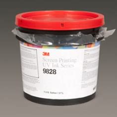 3M™ Screen Printing UV Ink 9828, Transparent Red (YS), 1 Gallon ...