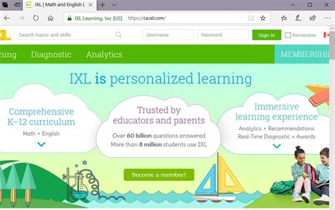 IXL Math Log In 的图像结果