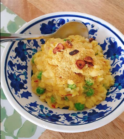 Lunch Ideas: Vegan Cauliflower, Peas, and Saffron Risotto – Love, Life ...
