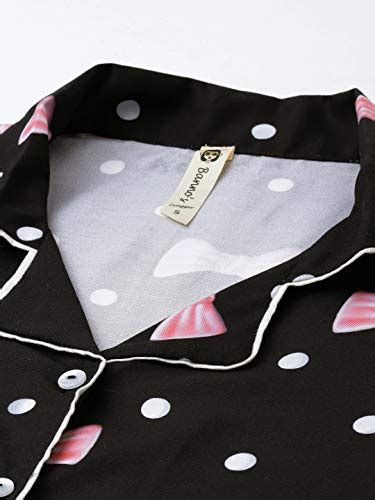 Buy Banno's Swagger Women Rayon Black Bow Print Short Night Suit at ...