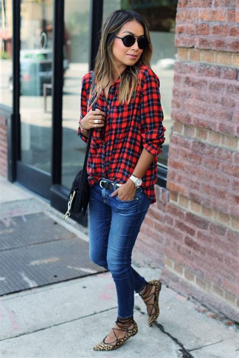 Flannel Outfit Ideas for Women (2) Plaid Shirts, Plaid Shirt Outfits ...