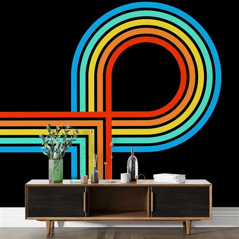 Infinity Lines | Pop Art | Wallpaper Mural | Digital Walls