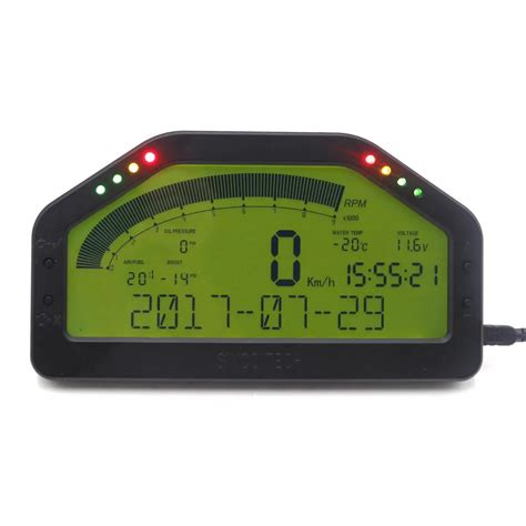 Dash race lcd display full sensor kit dashboard screen rally gauge with ...