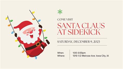 SANTA AT SIDEKICK, Sidekick Coffee & Books, Tiffin, 9 December 2023 ...