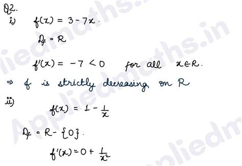 Class 12 CBSE Applied Maths Application Of Derivatives Exercise 6.4