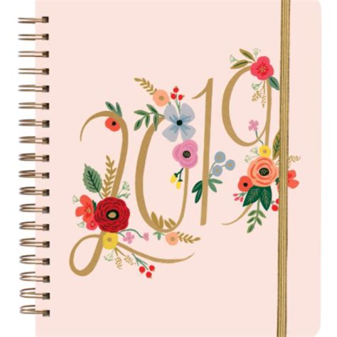 2019 Bouquet Large Spiral Planner