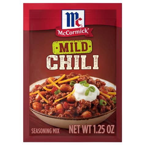 McCormick Mild Chili Seasoning Mix - Shop Spice mixes at H-E-B