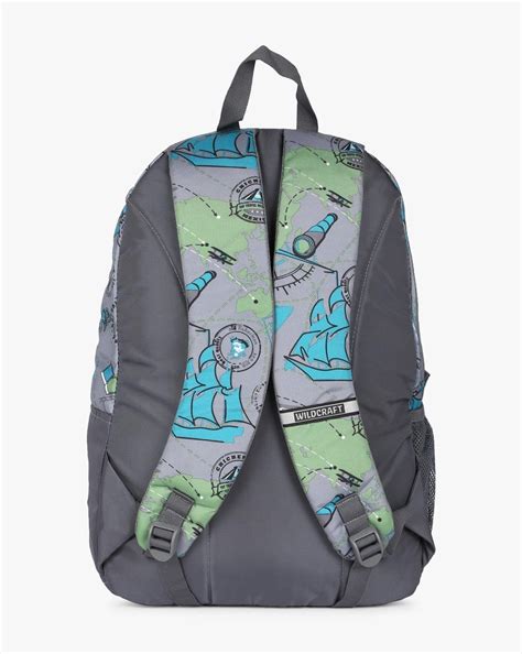 Buy Grey Wildcraft Graphic Print Backpack | AJIO