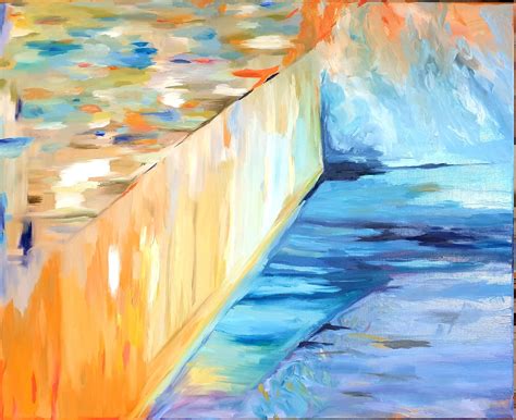 Lisa de Wolff - Contemporary Abstract Expressionist Oil On Linen Canvas ...