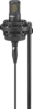 Sony C80, Condenser Microphone for Home Studio Recording, Large Capsule ...