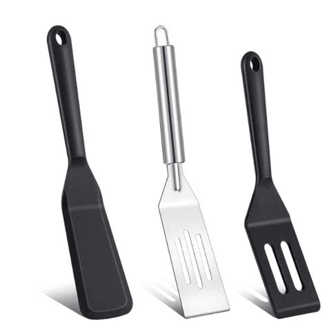 3 Pieces All Spatula Thin Narrow Silicone Spatula Kitchen Cooking ...