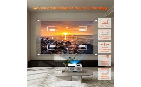 TOPTRO X6 Smart Mini LED Projector Android 11