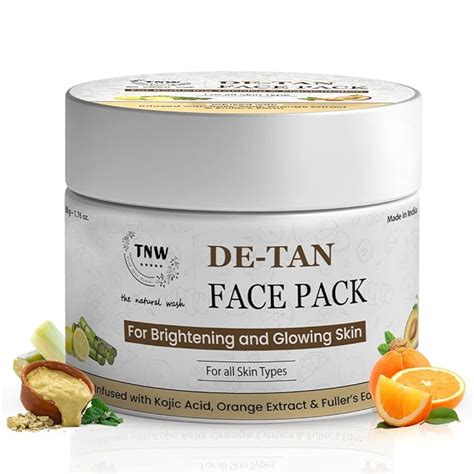 TNW-The Natural Wash DE-Tan Pack for Glowing & Radiant Skin | Effective ...