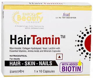 Hairtamin Capsule 10 - Uses, Side Effects, Dosage, Price | Truemeds