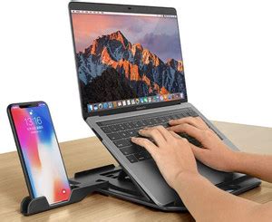 Onprix Adjustable Laptop Stand Patented Riser Ventilated Portable ...
