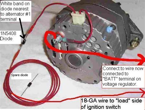 Installing a Diode On Alternator 的图像结果