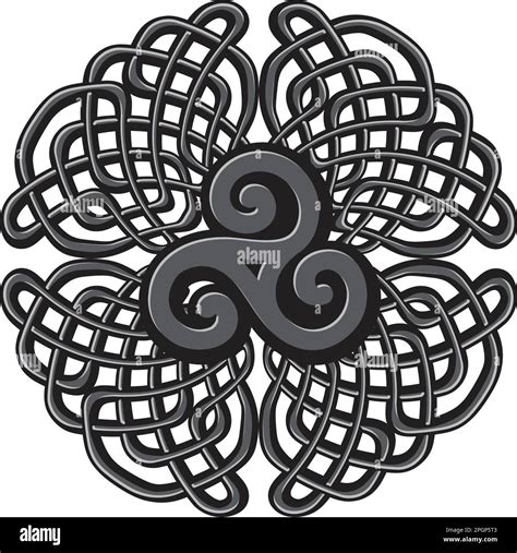 Triple Spiral, ancient Celtic symbol Stock Vector Image & Art - Alamy