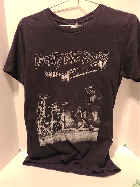 Twenty One Pilots Shirt Black Rock Band Graphic T Sho… - Gem