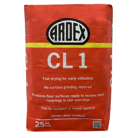BIM objects - Free download! ARDEX CL 1 - Floor Levelling Compound ...