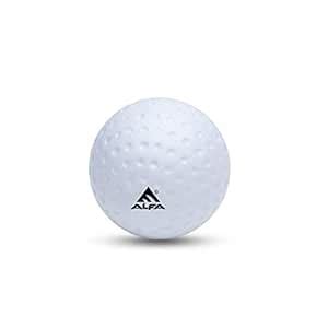Buy A L F A Hockey Turf Balls DIMPLE Hollow (White, Pack of 6) Online ...