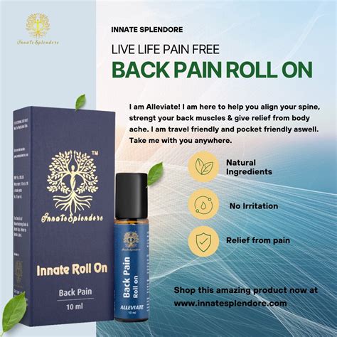 Relieve Back Pain Naturally with Innate Back Pain Roll-On: A Professio ...