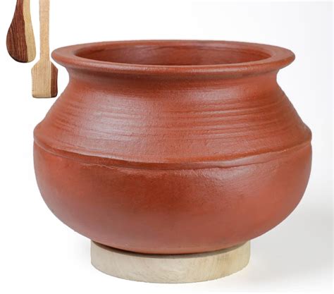 Buy Craftsman India Online Clay Rice Handi/Earthen/Mud/Mitti Pot For ...