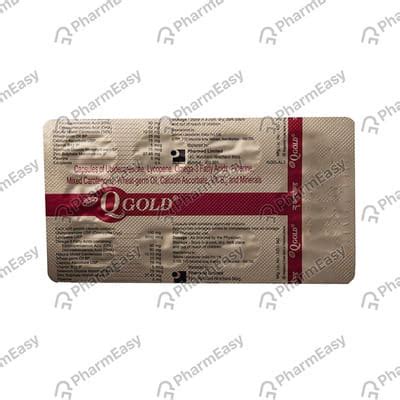 Buy New Q Gold Strip Of 10 Softgel Capsules Online at Flat 15% OFF ...