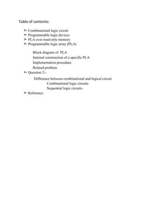 Image result for Programmable Logic Array PPT