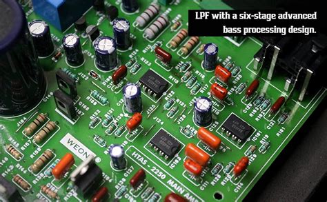 WEON® HTAS-2250 Active Subwoofer Amplifier | 250W RMS Output | Pure ...