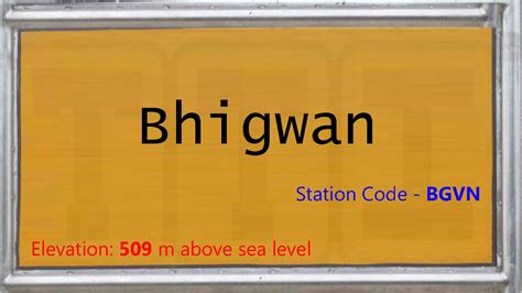 BGVN / Bhigwan Railway Station | Train Arrival / Departure Timings at ...