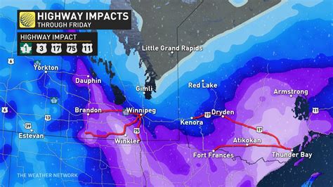 Dangerous travel on parts of the Trans-Canada amid heavy, blowing snow - The Weather Network
