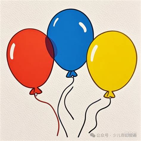 带气球礼物怎么画最新素材