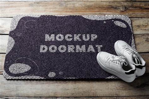 Entrance doormat mockup | Premium PSD