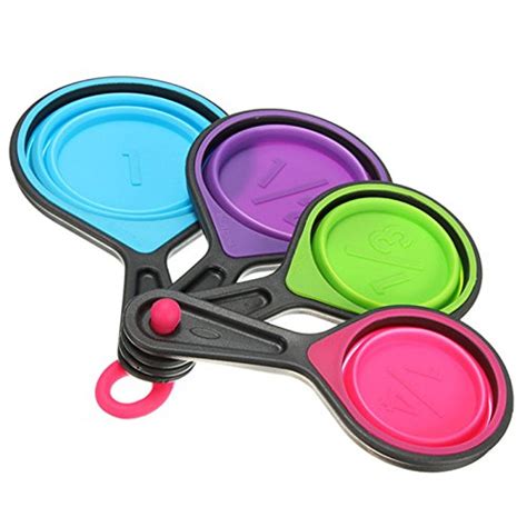 Buy Go Hooked Silicone Measuring Cup - Set of 4 Cups in Multicolor ...