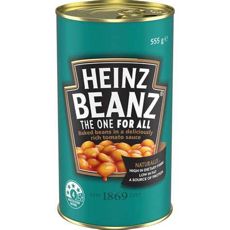 Heinz Baked Beans Canned Beans In Tomato Sauce 555g | Woolworths