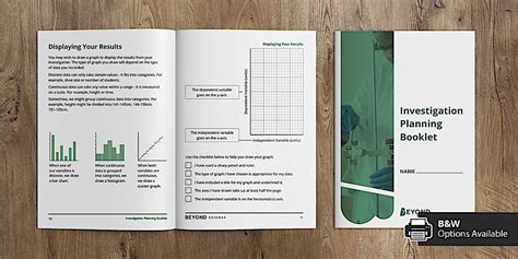 Science Investigation Planning Booklet - Beyond Science