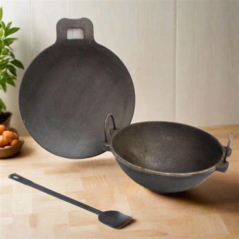 Buy Zishta Tawas – Pure Iron & Cast Iron Tawas for Rotis & Dosas