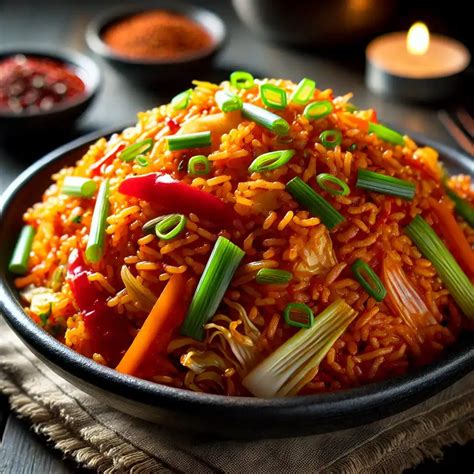 Surti Flavour Jain Schezwan Rice