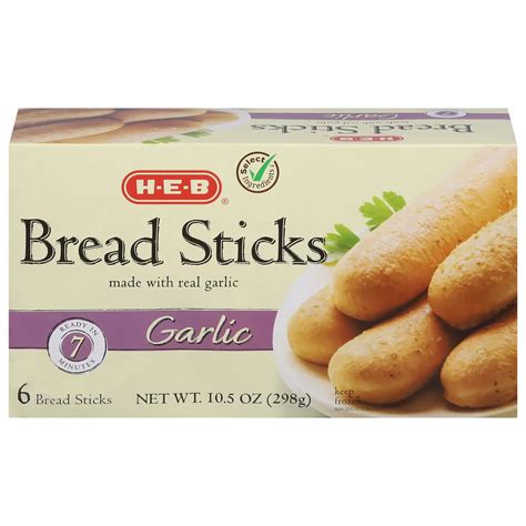H-E-B Garlic Breadsticks - Shop Loaves at H-E-B