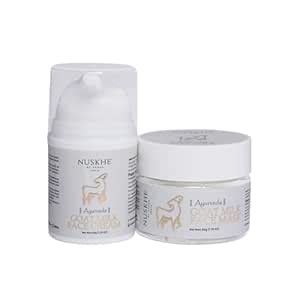 Buy Nuskhe By Paras | Goat Milk Face Cream & Mask Duo | Each 50 Gram ...