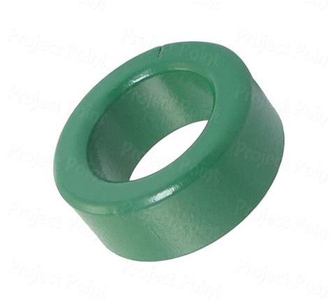 25mm Ferrite Ring Toroid Core, Green, T25, T 25, Ring Ferrite Core ...