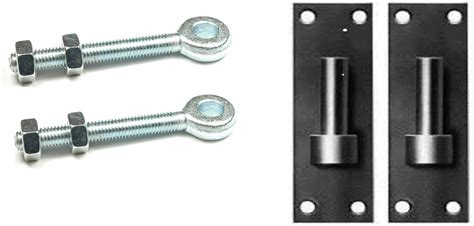 IRONTITE® 2 Pack Heavy Duty Gate Hinges with 12mm Pin and 12mm x 100mm ...